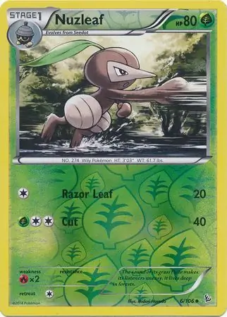 Nuzleaf, catalogue front