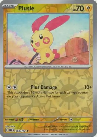 Plusle, catalogue front