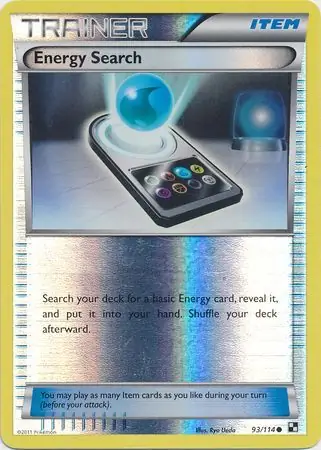 Energy Search, catalogue front