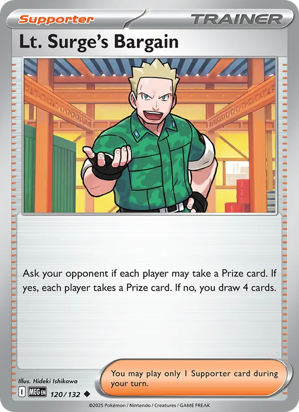 Lt. Surge's Bargain, catalogue front