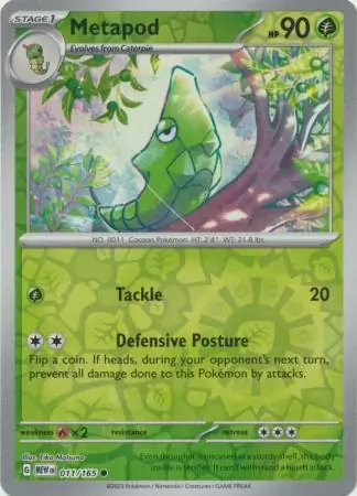 Metapod, catalogue front