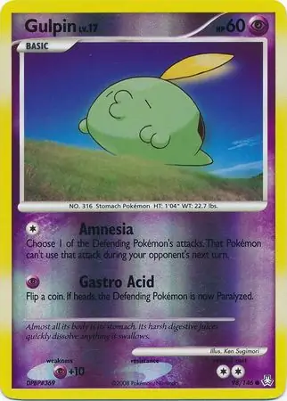 Gulpin, catalogue front