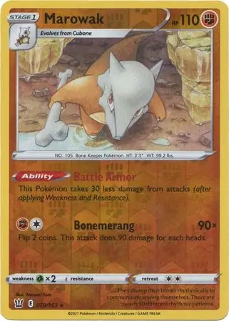 Marowak, catalogue front