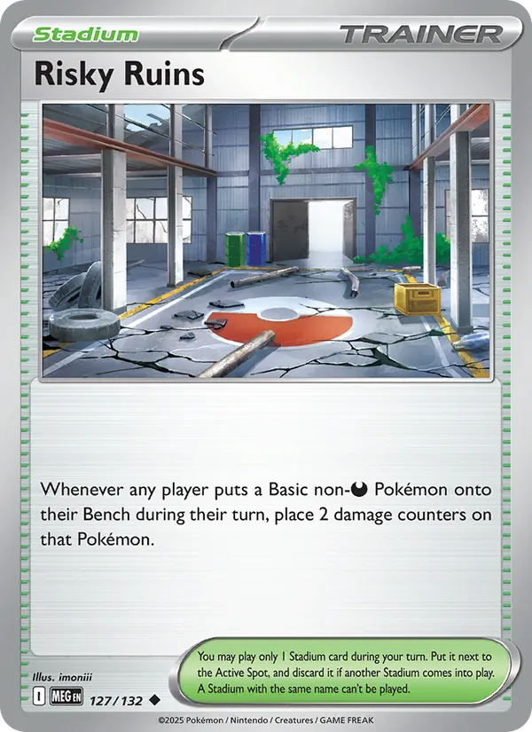 Risky Ruins, catalogue front