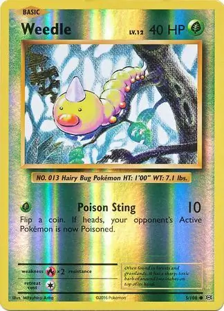 Weedle, catalogue front