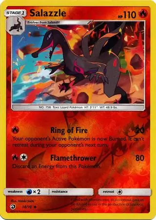 Salazzle, catalogue front