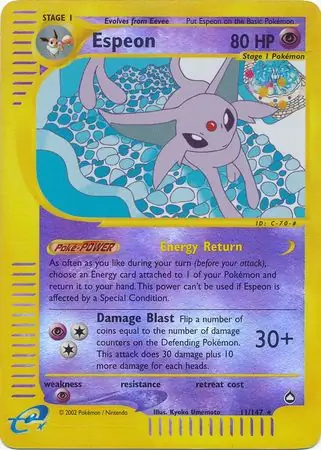 Espeon, catalogue front