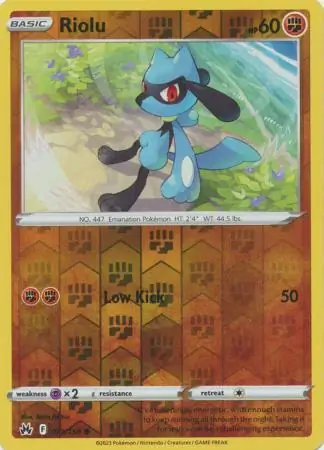 Riolu, catalogue front