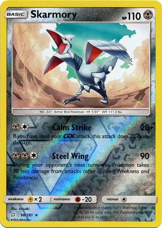 Skarmory, catalogue front