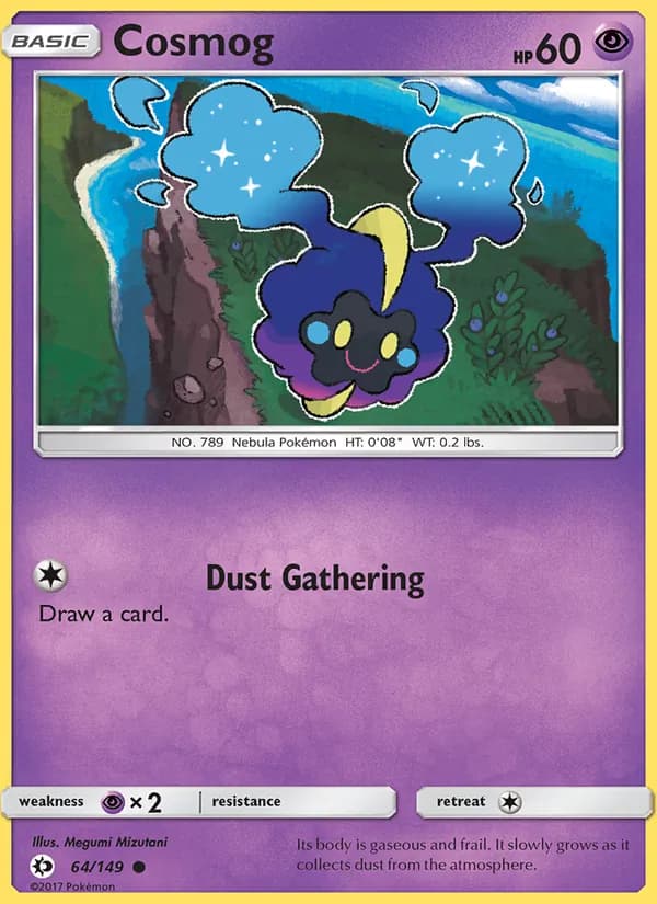 Cosmog, catalogue front