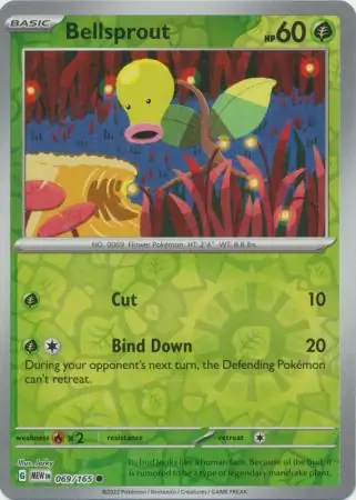 Bellsprout, catalogue front