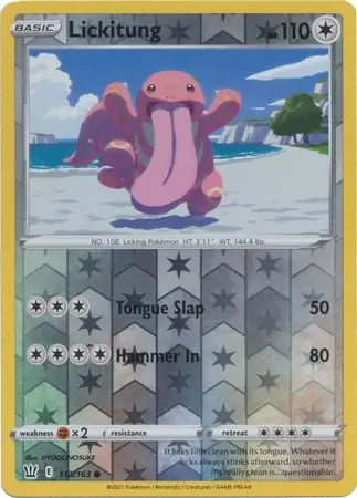 Lickitung, catalogue front