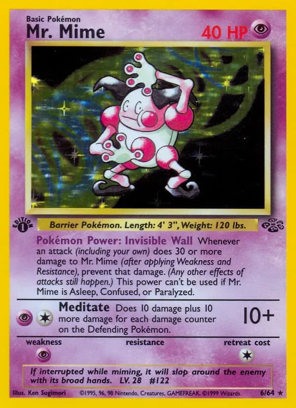 Mr. Mime, catalogue front