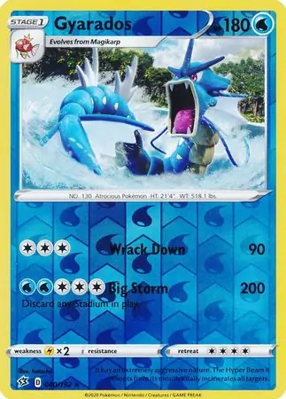 Gyarados, catalogue front