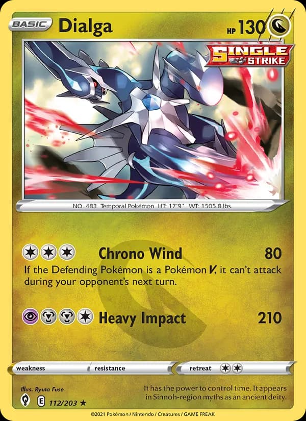 Dialga, catalogue front