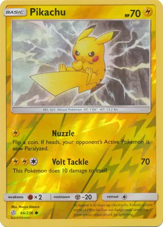 Pikachu, catalogue front