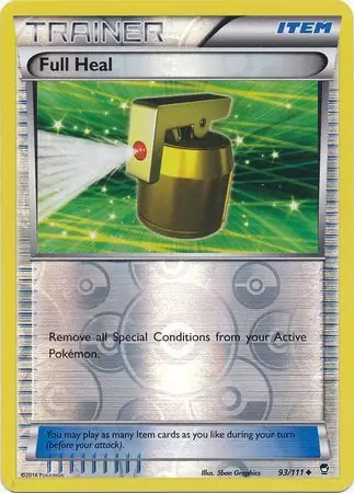 Full Heal, catalogue front