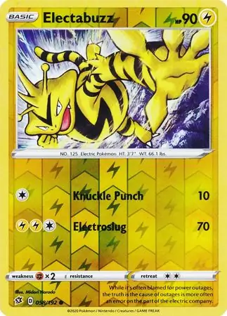 Electabuzz, catalogue front