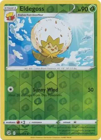 Eldegoss, catalogue front