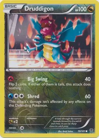 Druddigon, catalogue front
