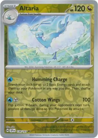 Altaria, catalogue front