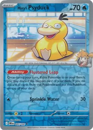 Misty's Psyduck, catalogue front