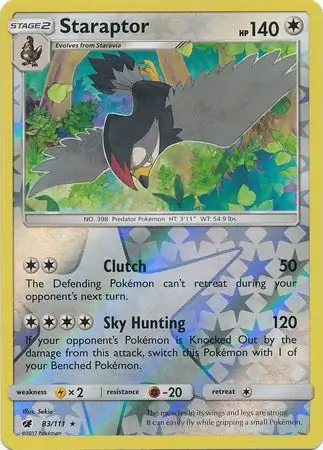 Staraptor, catalogue front