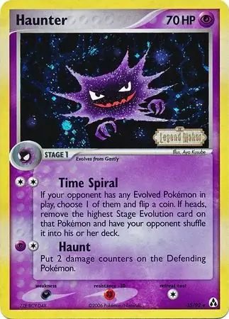 Haunter, catalogue front