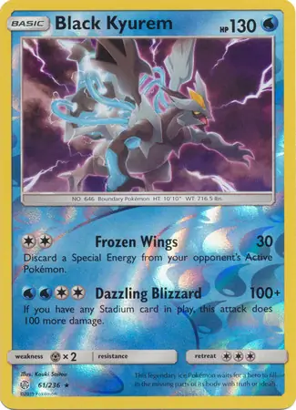 Black Kyurem, catalogue front