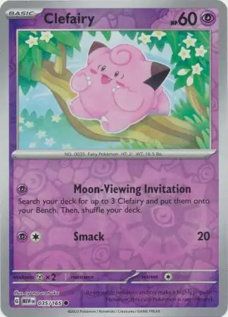 Clefairy, catalogue front