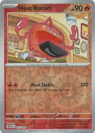 Heat Rotom, catalogue front