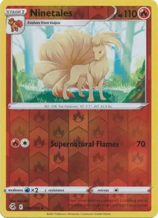 Ninetales, catalogue front