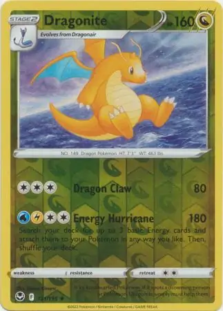 Dragonite, catalogue front
