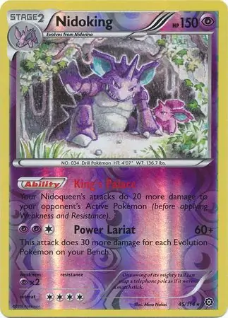 Nidoking, catalogue front