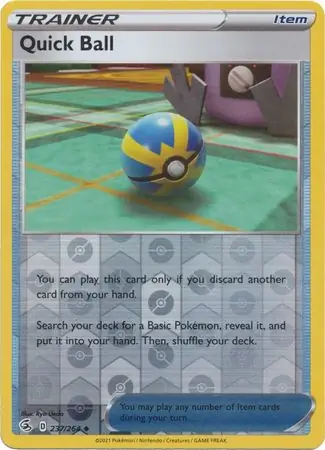 Quick Ball, catalogue front