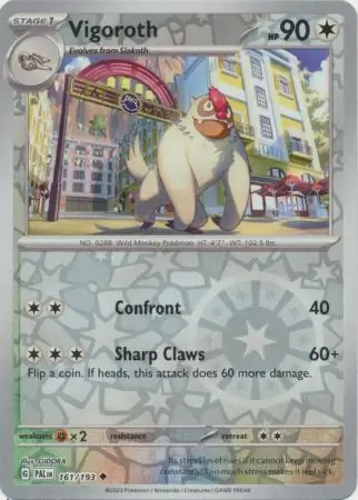 Vigoroth, catalogue front
