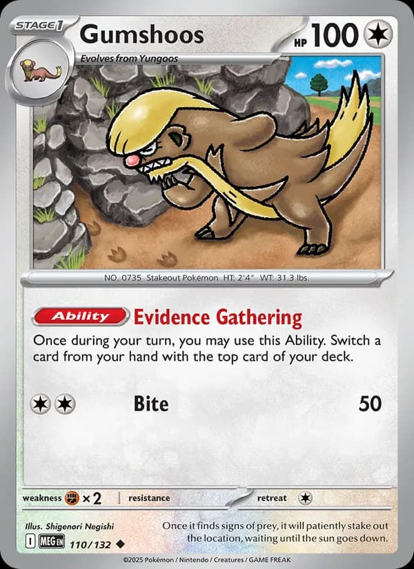 Gumshoos, catalogue front