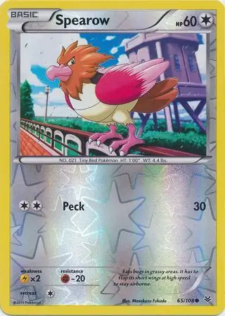 Spearow, catalogue front