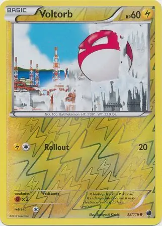 Voltorb, catalogue front