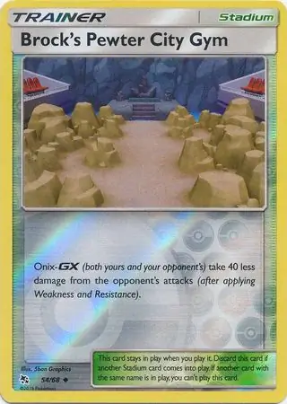 Brock’s Pewter City Gym, catalogue front