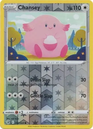Chansey, catalogue front