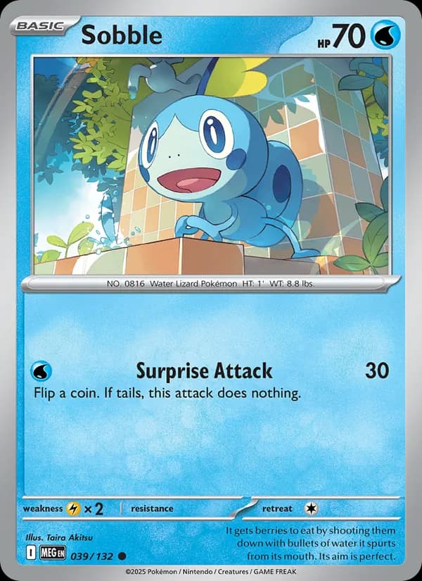 Sobble, catalogue front