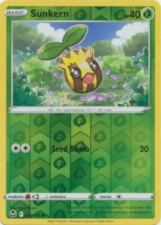 Sunkern, catalogue front