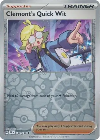 Clemont's Quick Wit, catalogue front