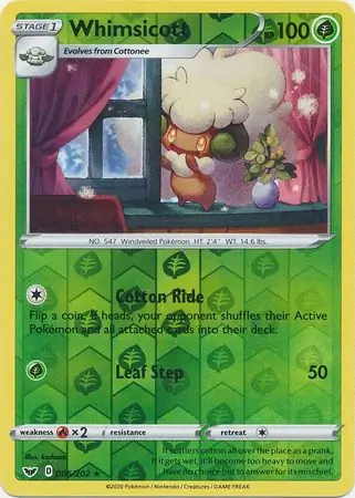 Whimsicott, catalogue front