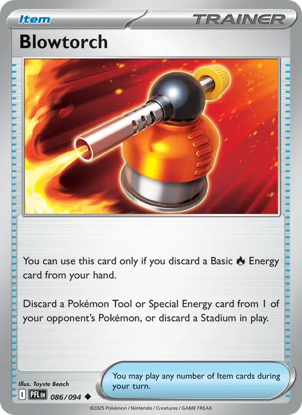 Blowtorch, catalogue front