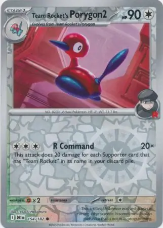 Team Rocket's Porygon2, catalogue front