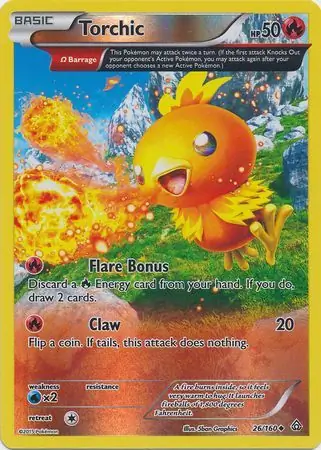 Torchic, catalogue front