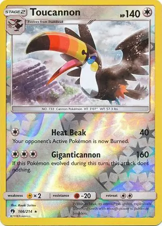 Toucannon, catalogue front
