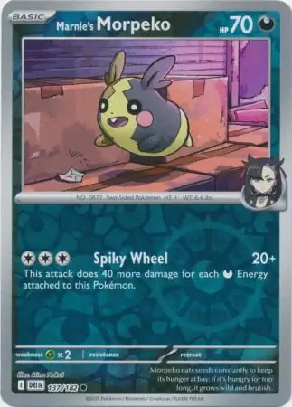 Marnie's Morpeko, catalogue front